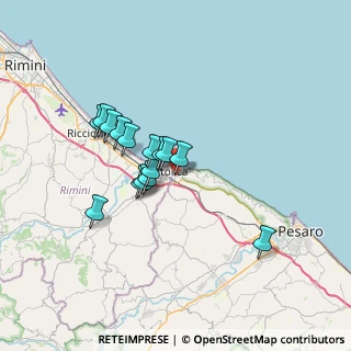 Mappa Via Guglielmo Marconi, 61011 Gabicce Mare PU, Italia (5.458)