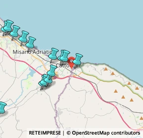 Mappa Via E. Pantano, 47841 Cattolica RN, Italia (4.615)