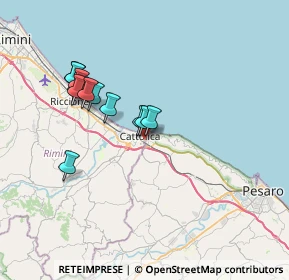 Mappa Via E. Pantano, 47841 Cattolica RN, Italia (6.39917)