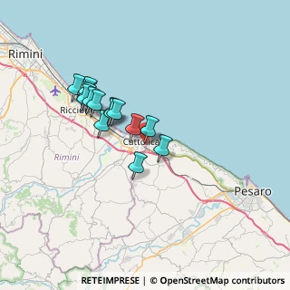 Mappa Via E. Pantano, 47841 Cattolica RN, Italia (6.002)