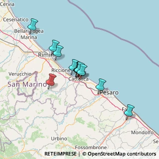 Mappa Via E. Pantano, 47841 Cattolica RN, Italia (10.22583)