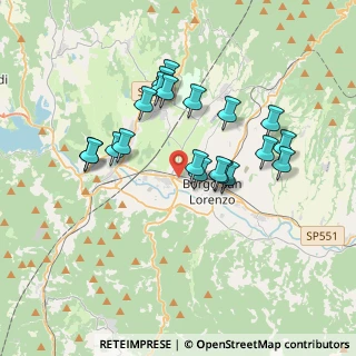 Mappa Via Padre M. da Porretta, 50032 Borgo San Lorenzo FI, Italia (3.3585)