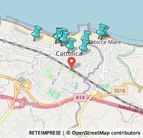 Mappa Cattolica San Giovanni Gabicce, 47841 Cattolica RN, Italia (0.81455)