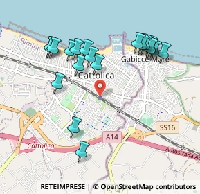 Mappa Cattolica San Giovanni Gabicce, 47841 Cattolica RN, Italia (1.05)