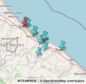 Mappa Cattolica San Giovanni Gabicce, 47841 Cattolica RN, Italia (10.41917)