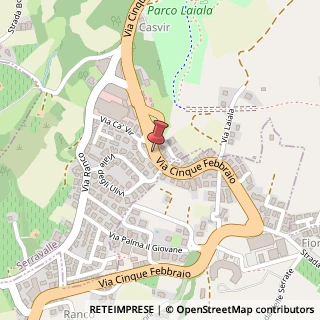 Mappa Via Cinque Febbraio, 47890 San Marino di Urbino SM, Italia, 47890 Verucchio, Rimini (Emilia Romagna)