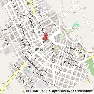 Mappa Via Umberto I, 50, 73040 Neviano, Lecce (Puglia)