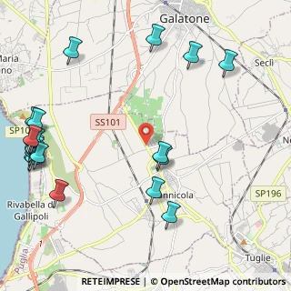 Mappa Via Operai Caduti sul Lavoro, 73017 Sannicola LE, Italia (3.204)