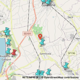 Mappa Via dei Cavamonti, 73017 Sannicola LE, Italia (4.206)