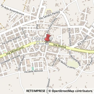 Mappa Piazza Umberto I, 2, 73020 Uggiano la Chiesa, Lecce (Puglia)