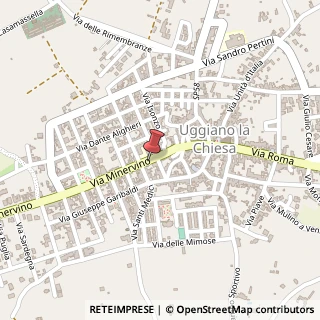 Mappa Via Minervino, 27, 73020 Uggiano la Chiesa, Lecce (Puglia)