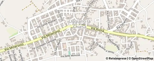 Mappa Uggiano la Chiesa