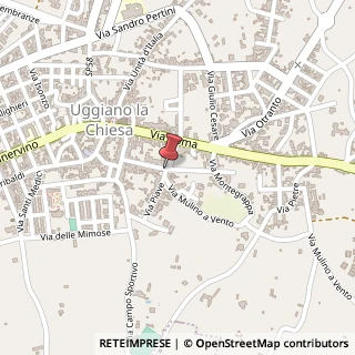 Mappa Via Riccardo Rubrichi, 11, 73020 Uggiano la Chiesa, Lecce (Puglia)