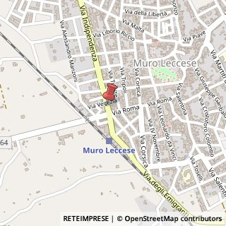 Mappa Via Indipendenza, 10, 73036 Muro Leccese LE, Italia, 73036 Muro Leccese, Lecce (Puglia)