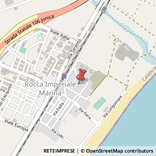 Mappa Via Pier Paolo Pasolini, 58, 87074 Rocca Imperiale, Cosenza (Calabria)