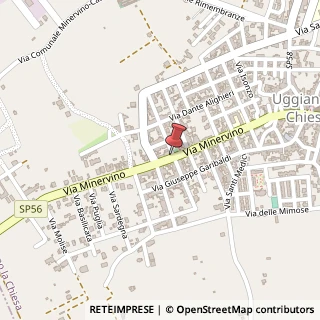 Mappa Via Minervino, 38, 73020 Uggiano la Chiesa, Lecce (Puglia)