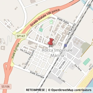 Mappa Via mare, 87074 Rocca Imperiale, Cosenza (Calabria)