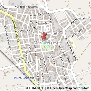 Mappa Via Massimo D'Azeglio, 19, 73036 Muro Leccese, Lecce (Puglia)