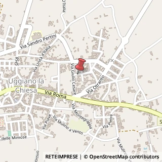 Mappa Via Luigi Cadorna, 23, 73020 Uggiano la Chiesa, Lecce (Puglia)