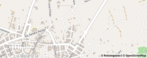 Mappa Uggiano la Chiesa