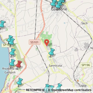 Mappa Via Braccianti dell'Arneo, 73017 Sannicola LE, Italia (4.18)