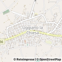 Karta Uggiano la Chiesa