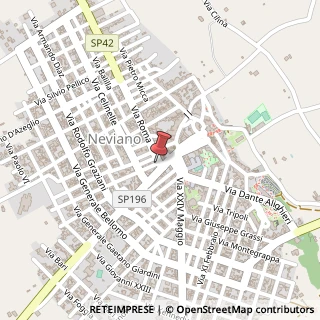 Mappa Via Regina Margherita, 7, 73040 Neviano, Lecce (Puglia)