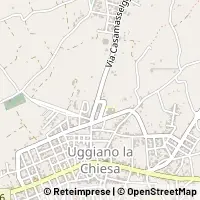 Kaart Uggiano la Chiesa
