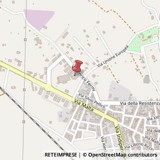 Mappa Zona Artigianale, 73036 Muro Leccese, Lecce (Puglia)