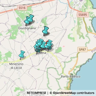 Mappa SP 358, 73020 Otranto LE (1.421)