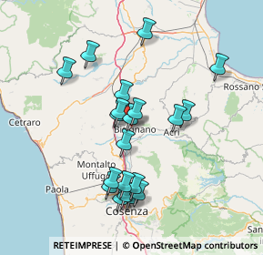 Mappa Corso Italia - Cittadella Mediocrati -, 87043 Bisignano CS, Italia (14.8875)