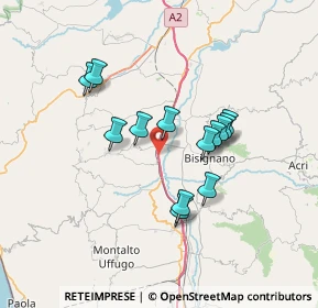 Mappa Torano Castello, 87010 Bisignano CS, Italia (6.28538)