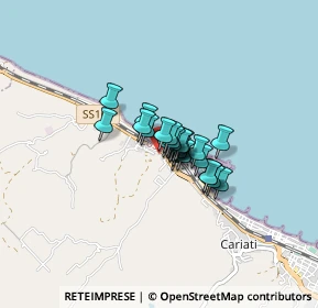 Mappa Loc. Fornara SS 106 Ionica Ang, 87062 Cariati CS, Italia (0.416)