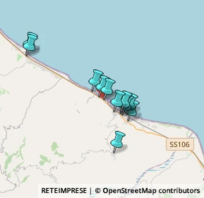 Mappa Loc. Fornara SS 106 Ionica Ang, 87062 Cariati CS, Italia (2.81667)