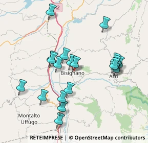 Mappa Via Besidiae, 87043 Bisignano CS, Italia (8.2135)