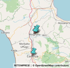 Mappa Via Besidiae, 87043 Bisignano CS, Italia (35.1)