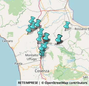 Mappa C.so Italia, 87043 Bisignano CS, Italia (9.5355)