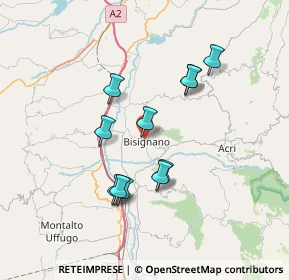 Mappa Corso Italia, 87043 Bisignano CS, Italia (6.80364)