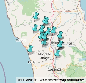 Mappa Viale della Libertá, 87010 Torano Castello CS, Italia (9.38)