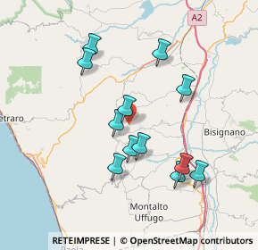 Mappa 87040 Cerzeto CS, Italia (7.40417)