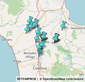 Mappa Contrada Mastro D'Alfio, 87043 Bisignano CS, Italia (9.5645)