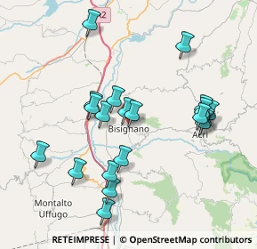 Mappa Contrada Mastro D'Alfio, 87043 Bisignano CS, Italia (8.242)