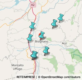 Mappa Via Mastro D'Alfio, 87043 Bisignano CS, Italia (6.89636)