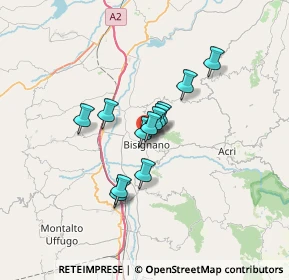 Mappa Via Mastro D'Alfio, 87043 Bisignano CS, Italia (4.85083)