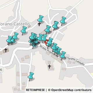 Mappa Via R.Curti, 87010 Torano Castello CS, Italia (0.11333)