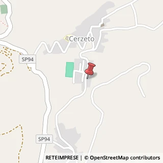 Mappa Via Vona, 40, 87040 Cerzeto CS, Italia, 87040 Cerzeto, Cosenza (Calabria)