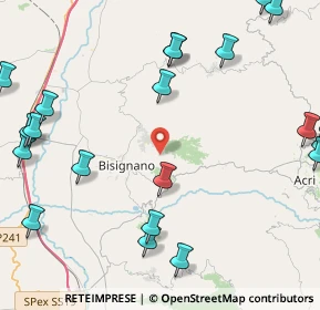 Mappa Via Leopoldo Pagano SN, 87043 Bisignano CS, Italia (6.492)