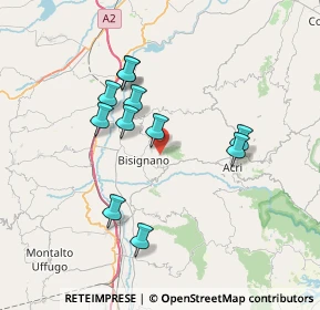 Mappa Via Leopoldo Pagano SN, 87043 Bisignano CS, Italia (7.05273)