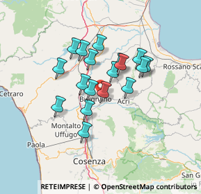 Mappa Via Leopoldo Pagano SN, 87043 Bisignano CS, Italia (11.44167)