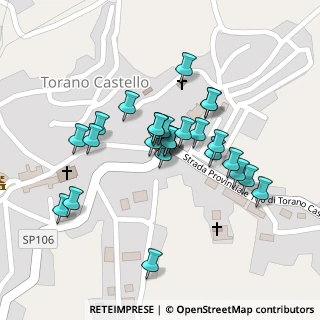 Mappa Via Cupini, 87010 Torano Castello CS, Italia (0.08214)